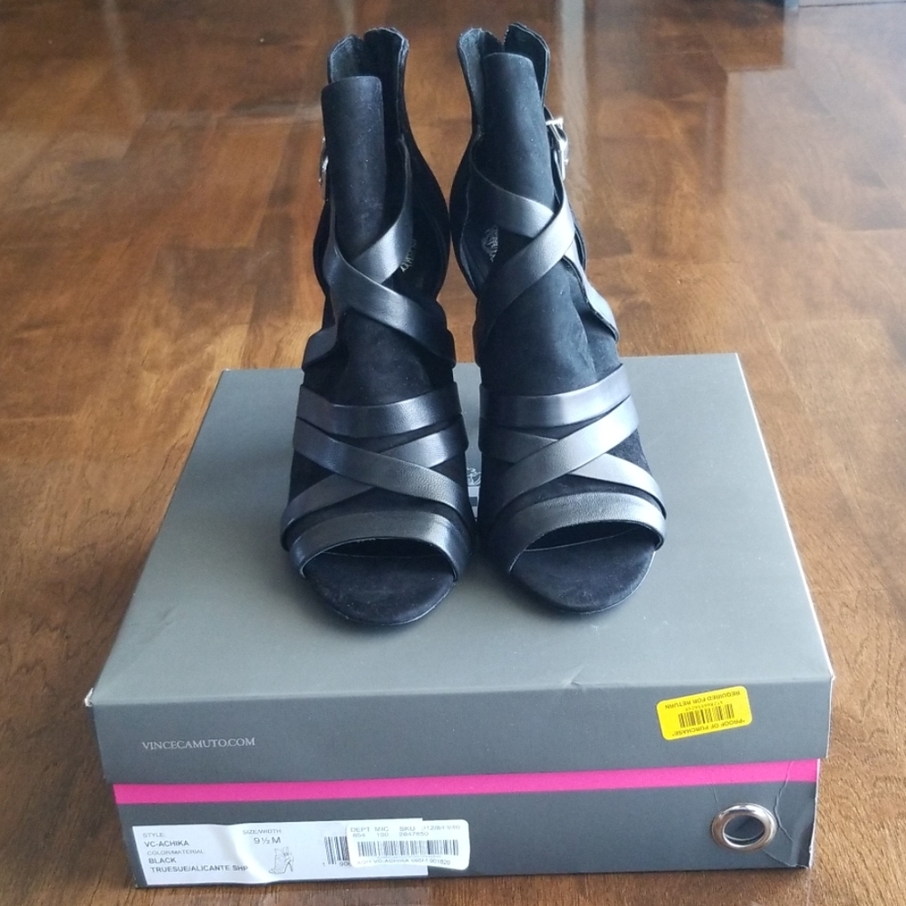 Vince Camuto Peep Toe Booties